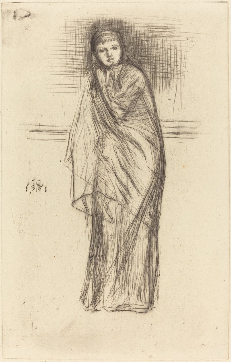 Le Modèle au repos - James Abbott McNeill Whistler