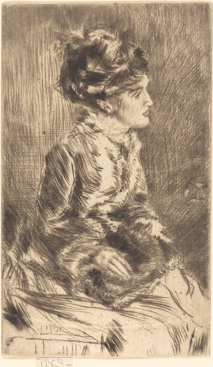 Le Manchon - James Abbott McNeill Whistler