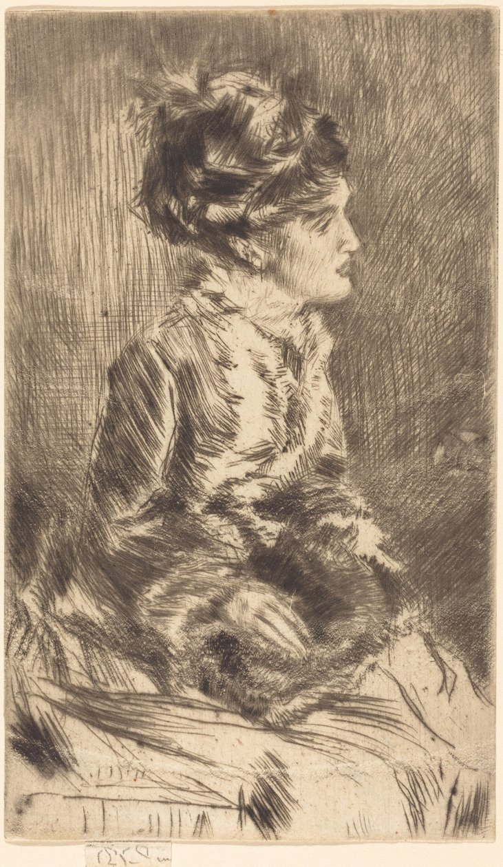 Le manchon - James McNeill Whistler