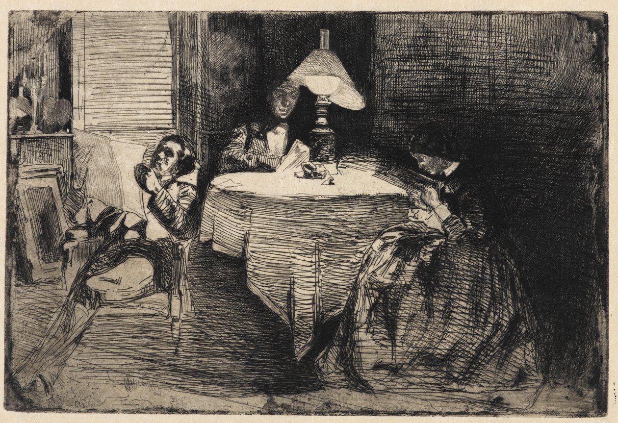 La salle de musique - James Abbott McNeill Whistler