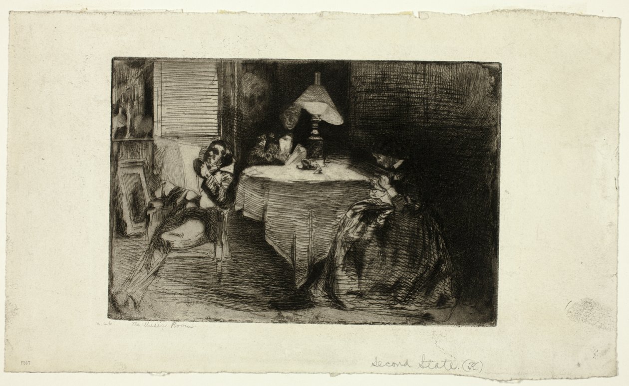 La Salle de Musique - James Abbott McNeill Whistler