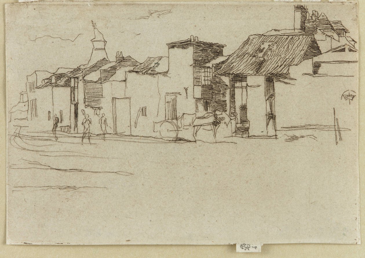 La Vieille Brasserie du Cygne, Chelsea - James Abbott McNeill Whistler