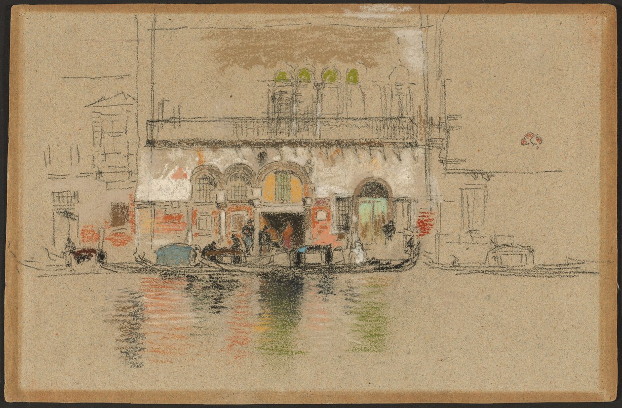 Le Palais ; blanc et rose - James McNeill Whistler