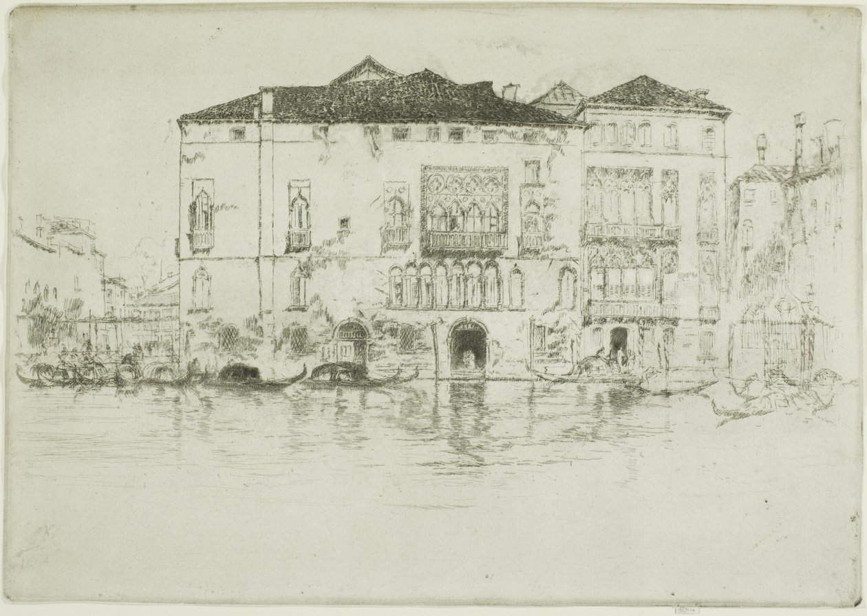 Les Palais - James Abbott McNeill Whistler