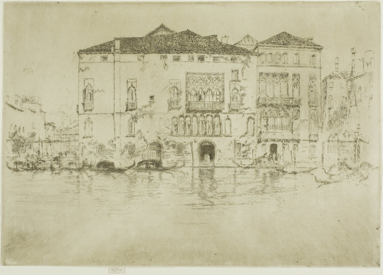 Les Palais - James Abbott McNeill Whistler