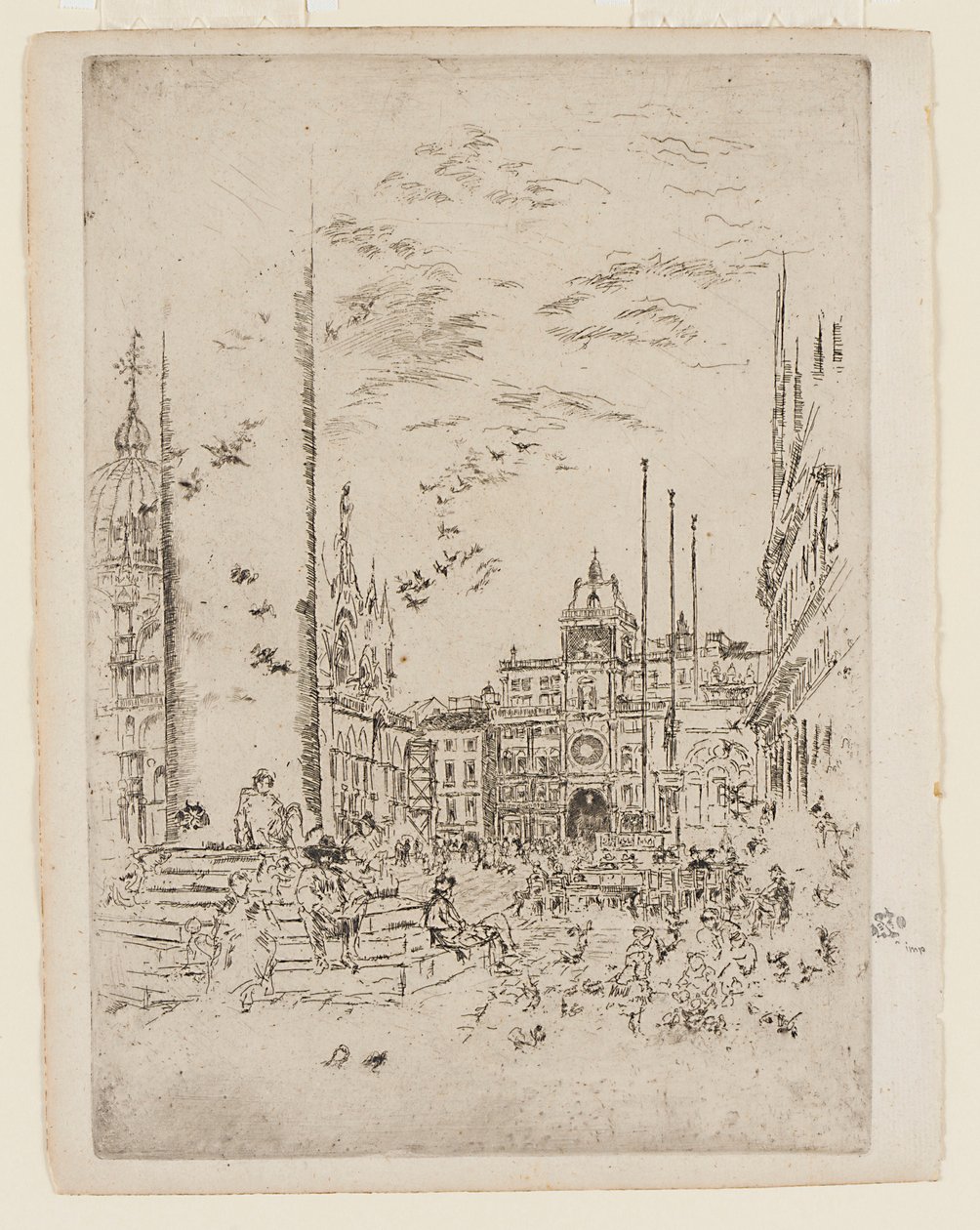 La Piazzetta - James Abbott McNeill Whistler