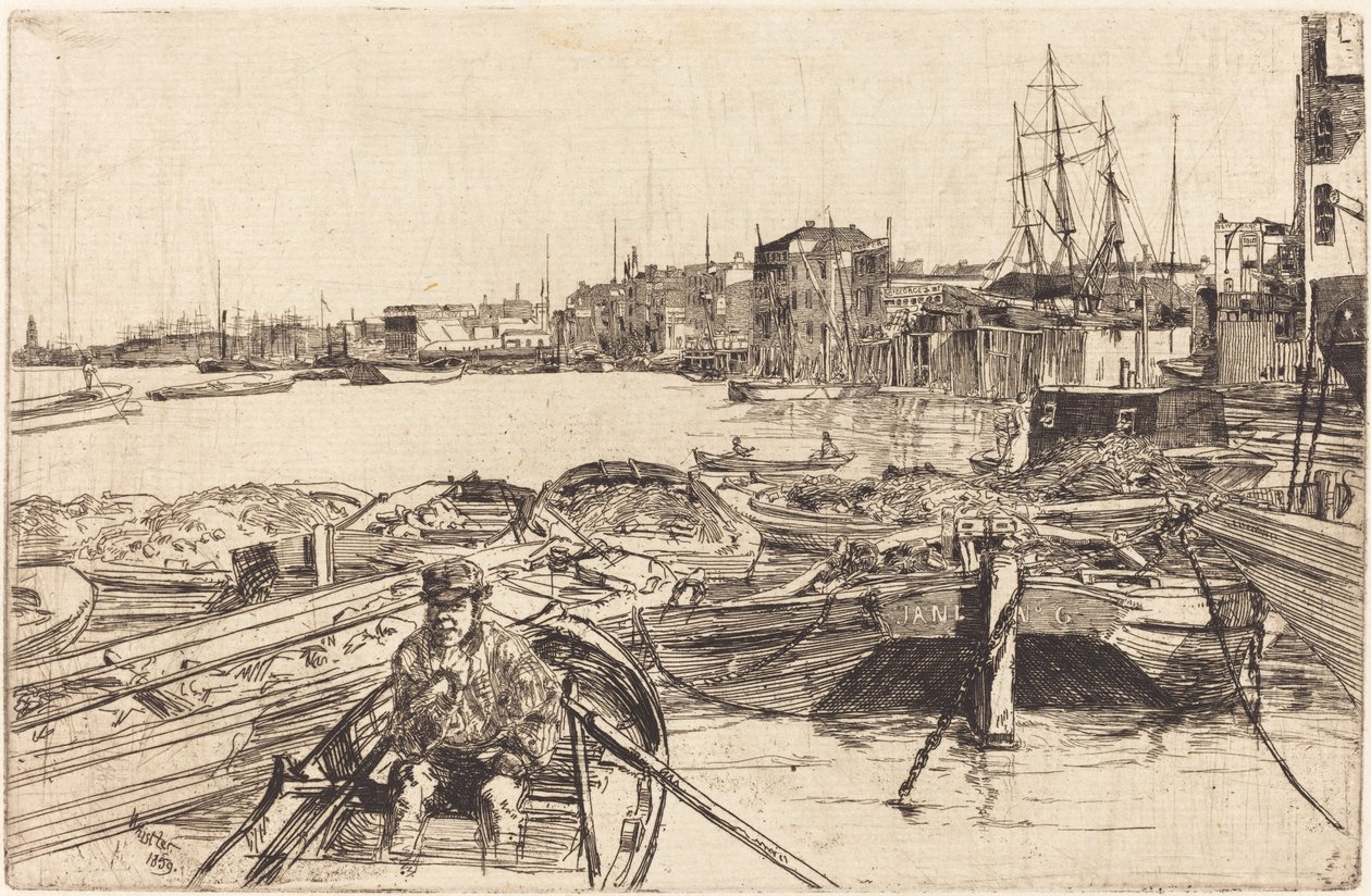 La piscine - James Abbott McNeill Whistler