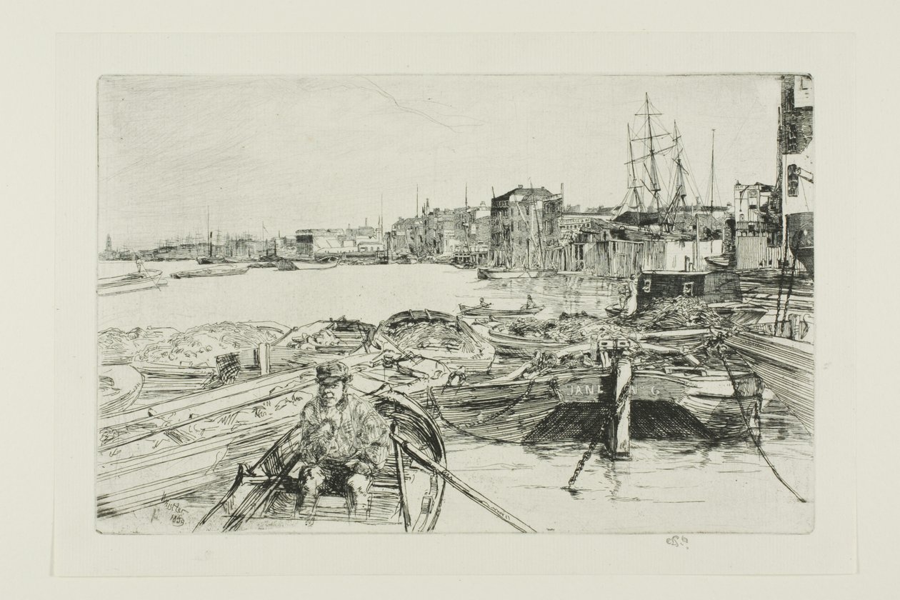 La Piscine - James Abbott McNeill Whistler