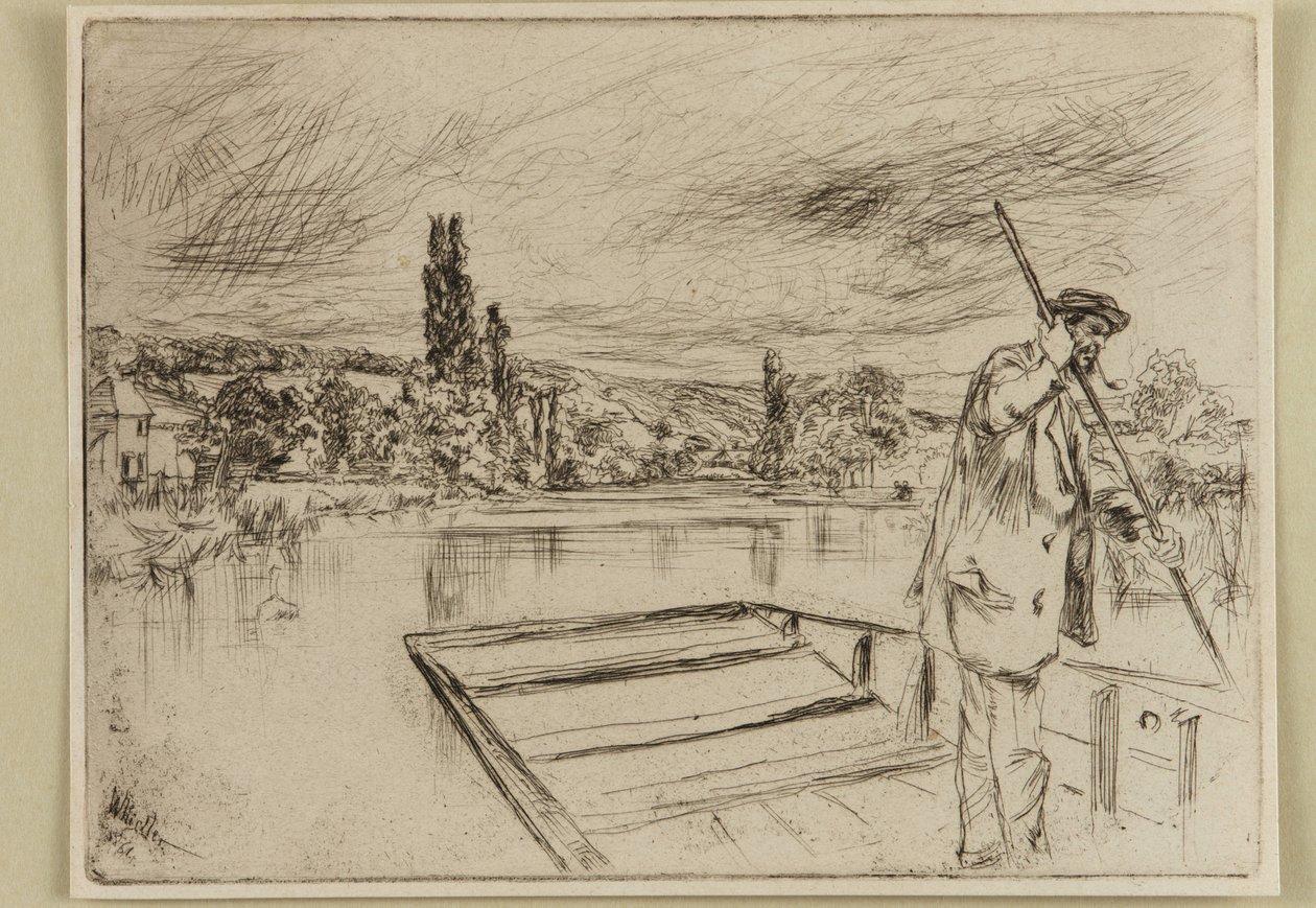 La perche - James Abbott McNeill Whistler
