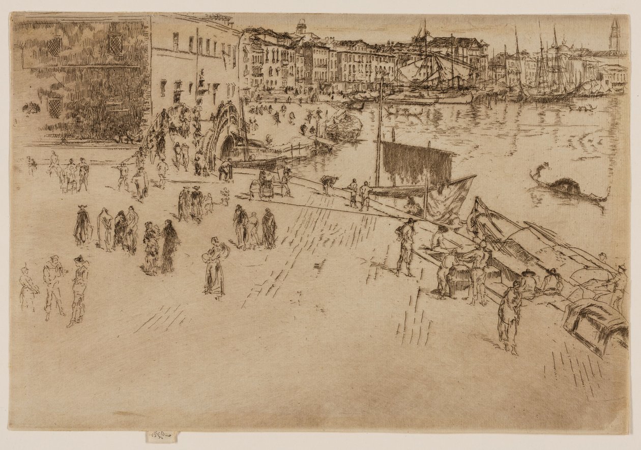 La Riva - James Abbott McNeill Whistler
