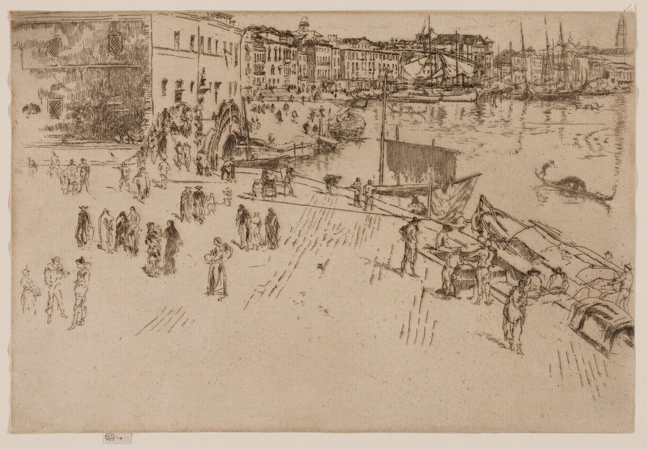 La Riva - James Abbott McNeill Whistler