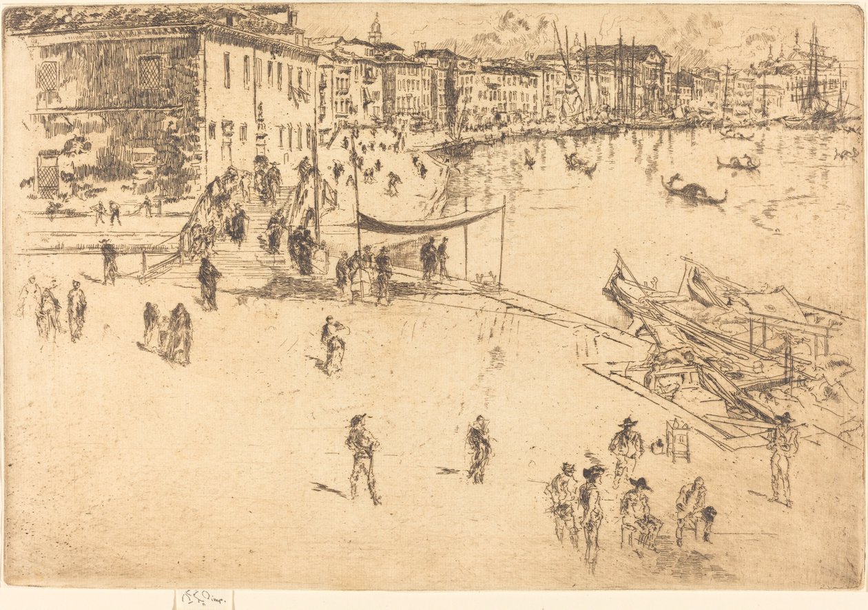 La Riva, No.II - James Abbott McNeill Whistler