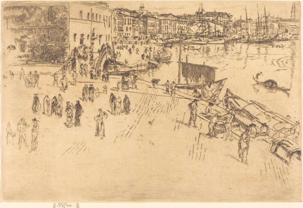 La Riva, No.I - James Abbott McNeill Whistler