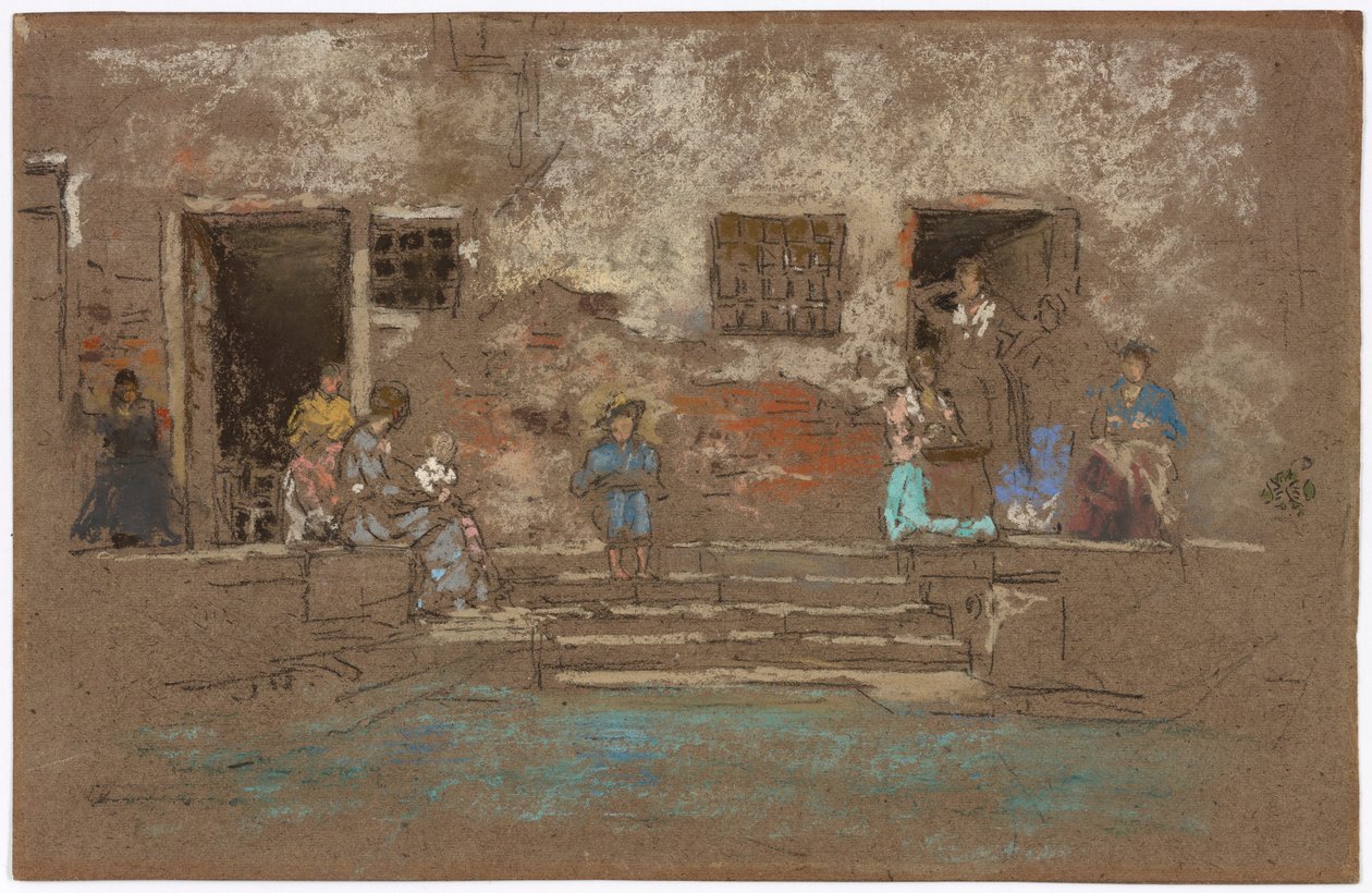 Les marches - James Abbott McNeill Whistler