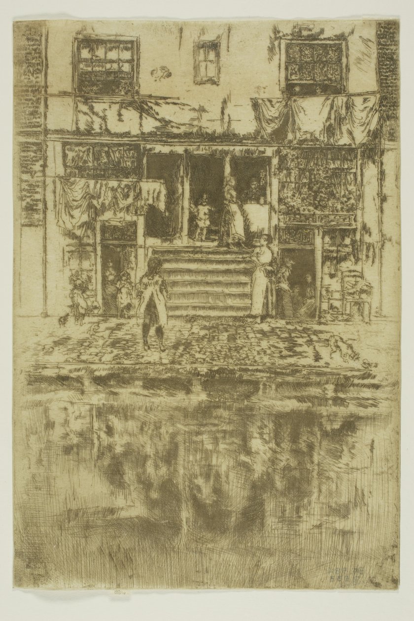 Les marches, Amsterdam - James Abbott McNeill Whistler