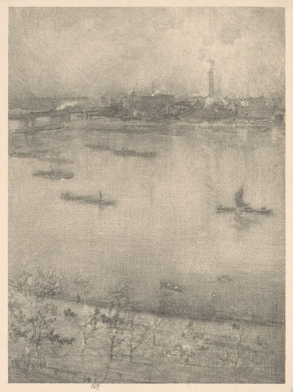 La Tamise - James Abbott McNeill Whistler