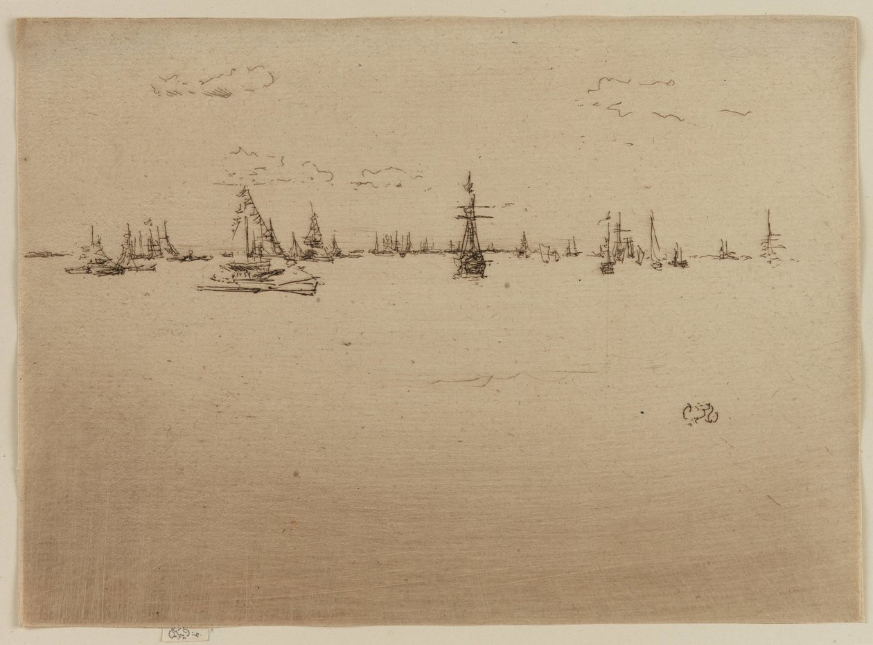 Le Navire Tourelle - James Abbott McNeill Whistler