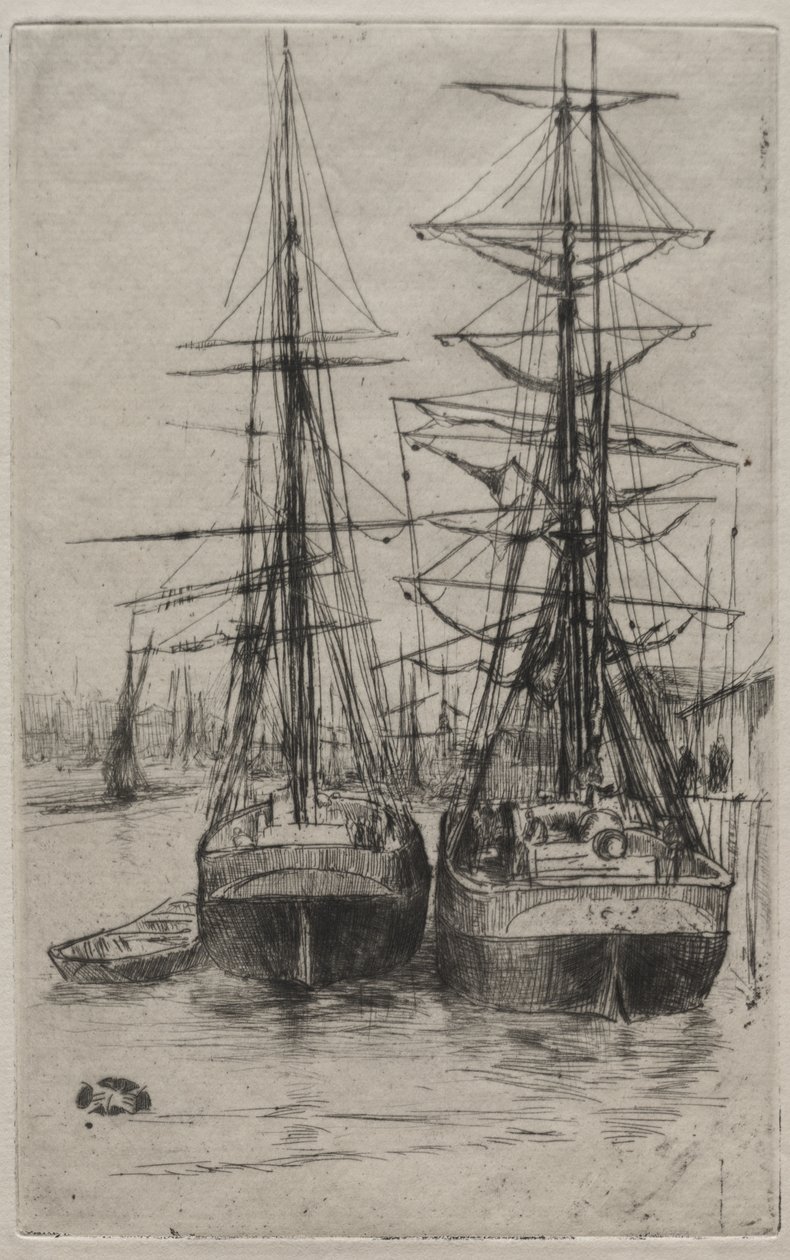 Les deux navires - James McNeill Whistler