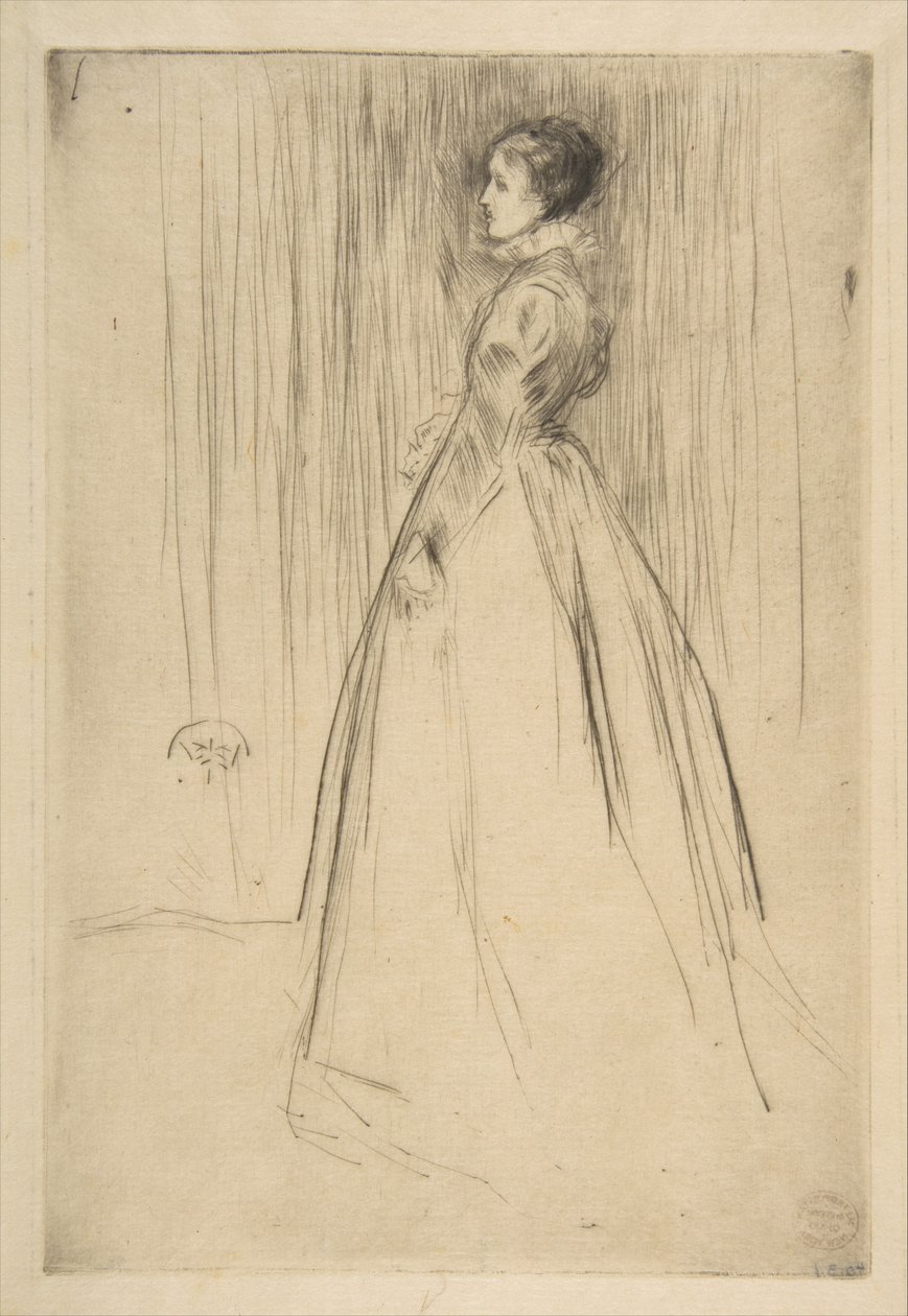 La robe de velours (Mme Leyland) - James McNeill Whistler