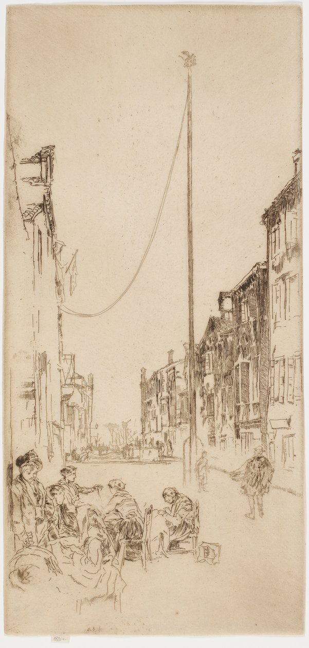 Le mât vénitien - James Abbott McNeill Whistler