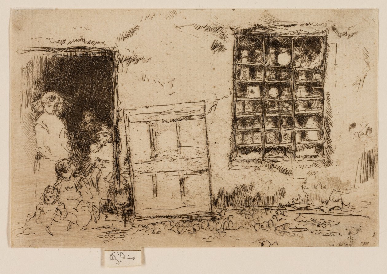 La boutique de bonbons du village - James Abbott McNeill Whistler