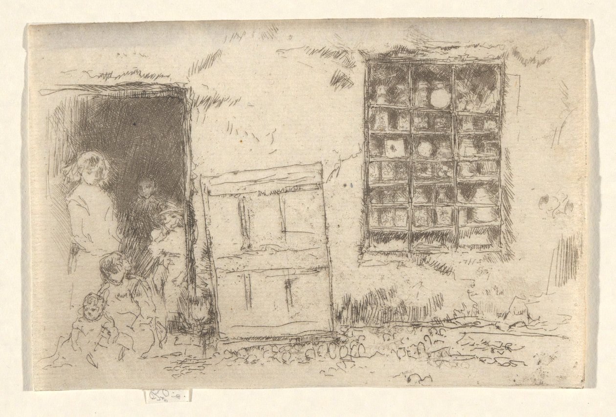 La Boutique de Douceurs du Village - James Abbott McNeill Whistler