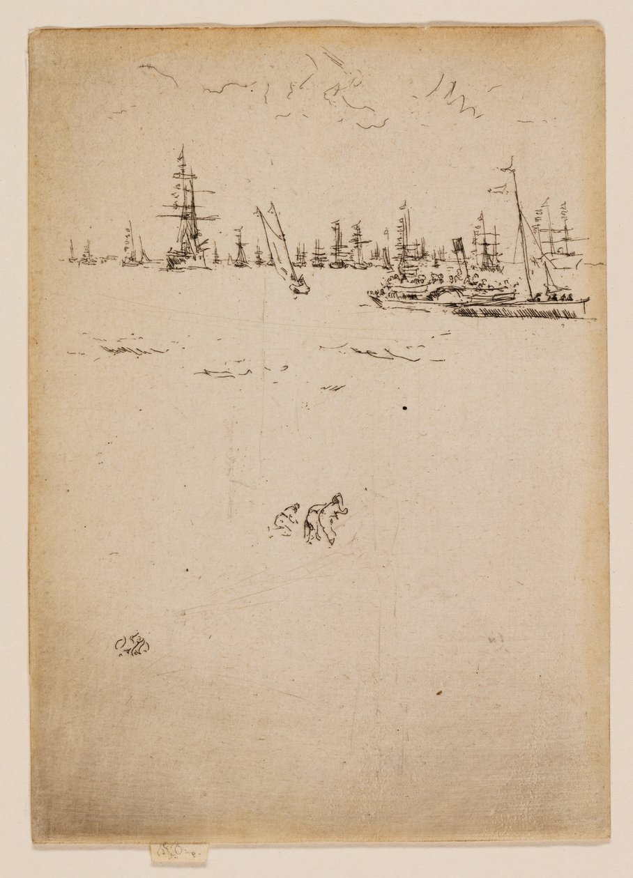 Le bateau des visiteurs - James McNeill Whistler