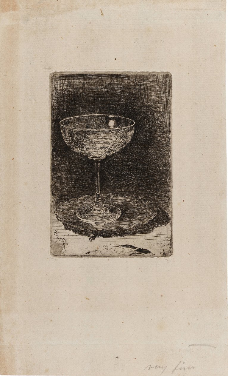Le Verre à vin - James Abbott McNeill Whistler