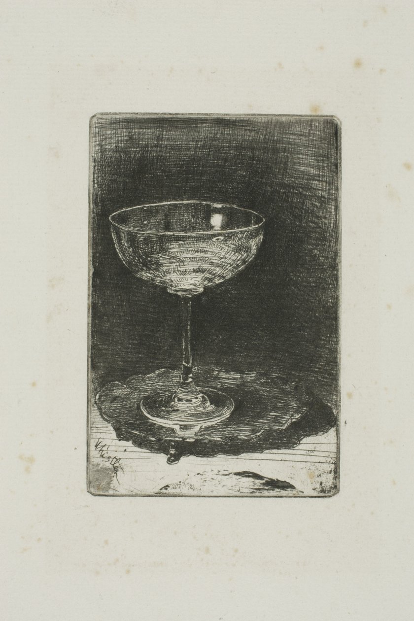 Le Verre à vin - James Abbott McNeill Whistler