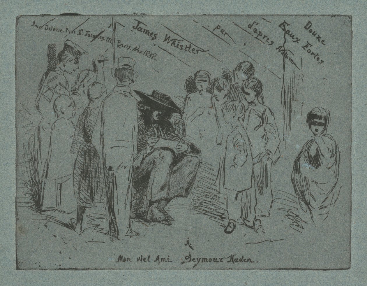 Page de titre pour "Douze Eaux Fortes d