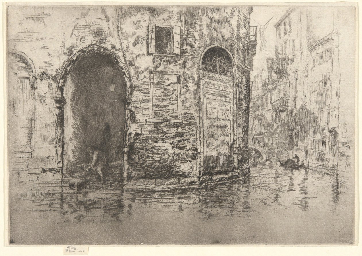 Deux Portes, de la Première Série de Venise - James Abbott McNeill Whistler