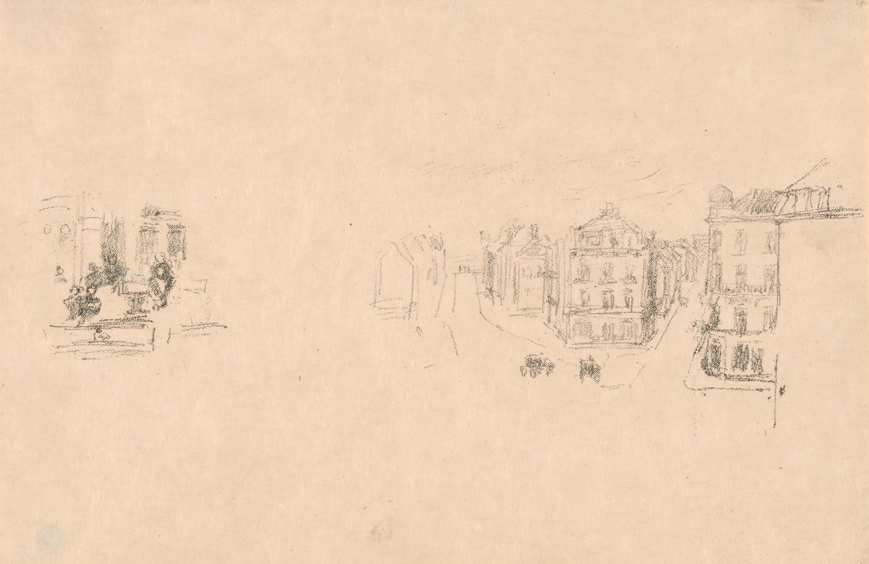 Deux croquis d