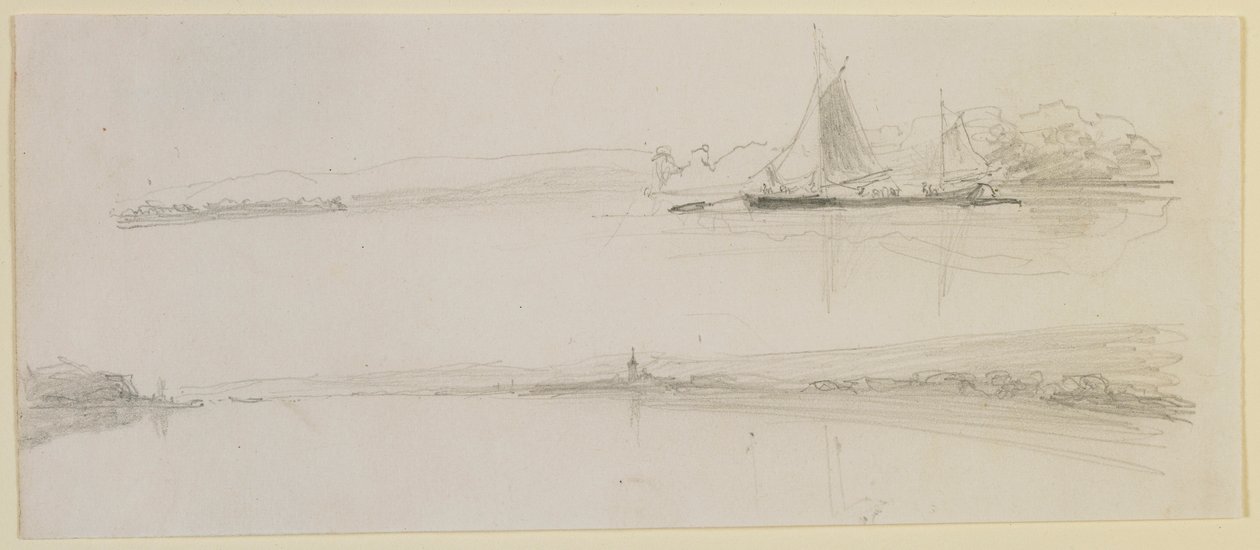 Deux Scènes sur une Rivière - James Abbott McNeill Whistler