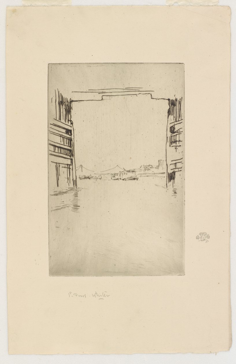 Sous le vieux pont de Battersea - James Abbott McNeill Whistler