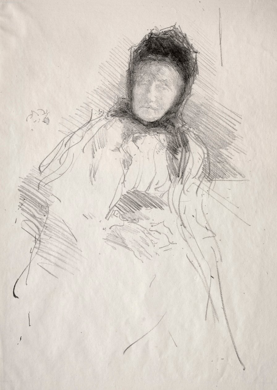 Esquisse inachevée de Lady Haden - James McNeill Whistler