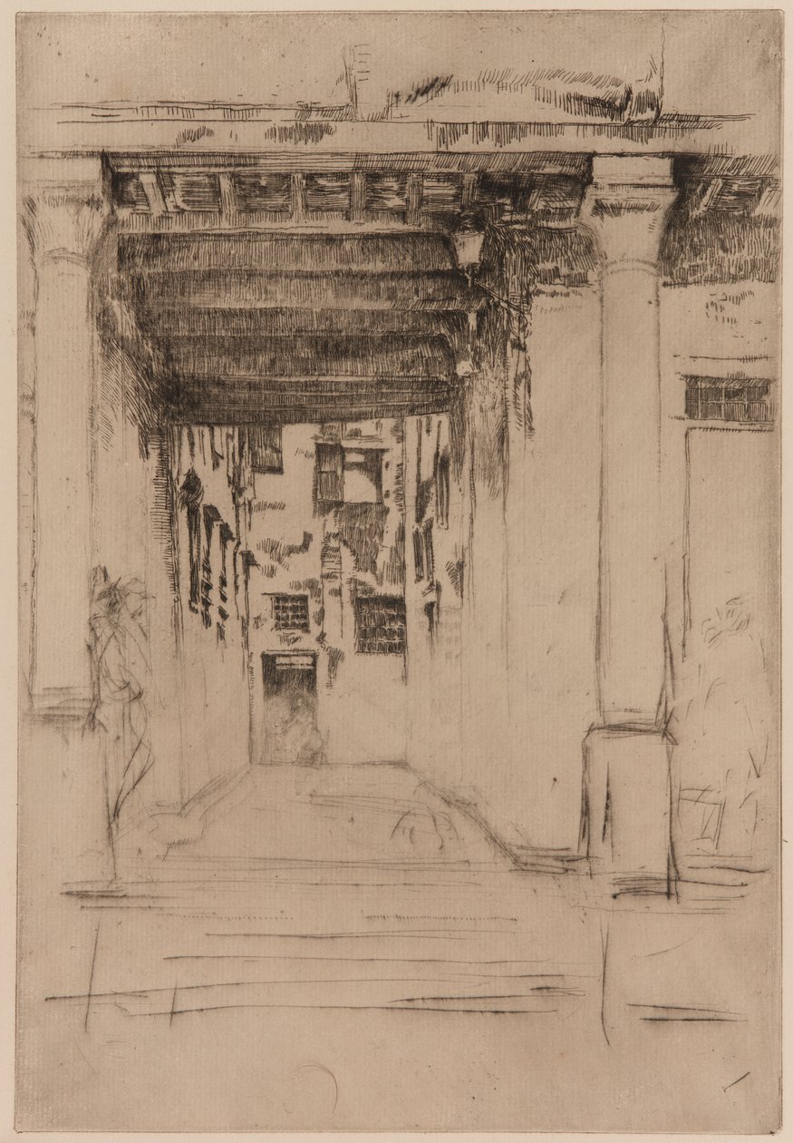 Cour vénitienne - James Abbott McNeill Whistler