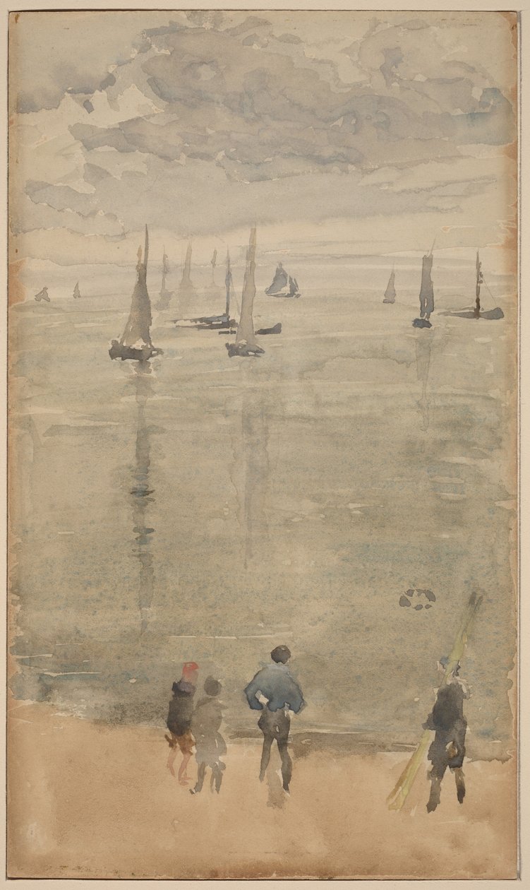 Violet [note ?]... Le retour des bateaux de pêche - James McNeill Whistler