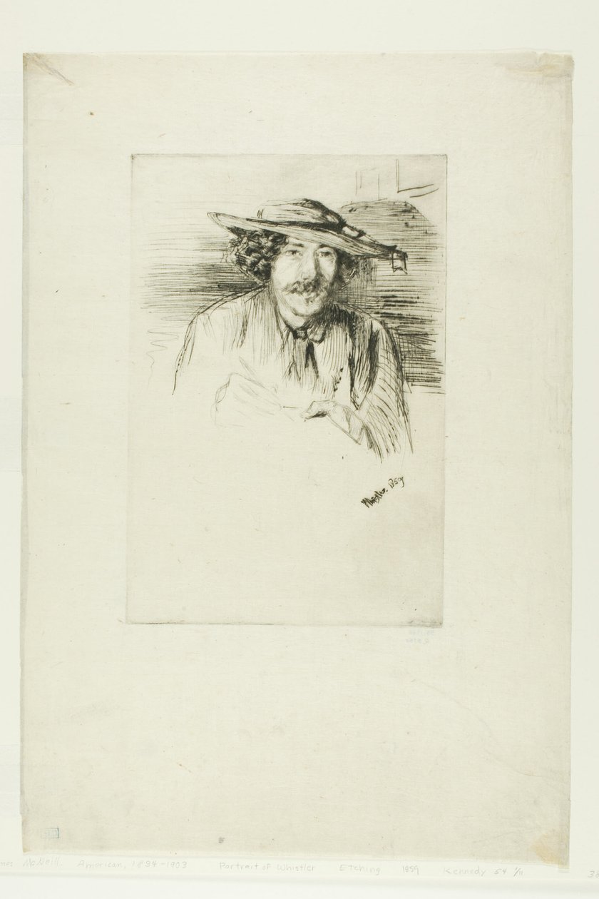 Whistler avec un chapeau - James Abbott McNeill Whistler