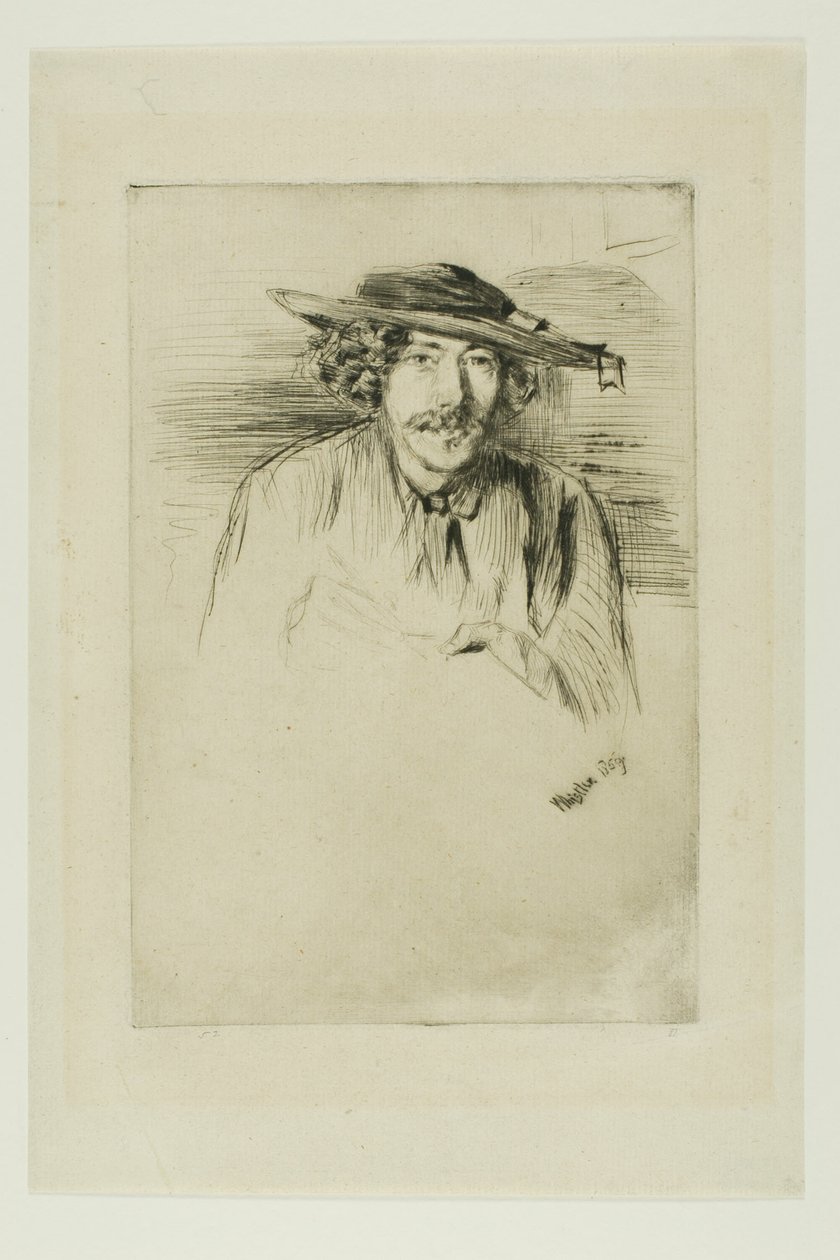 Whistler avec un chapeau - James Abbott McNeill Whistler