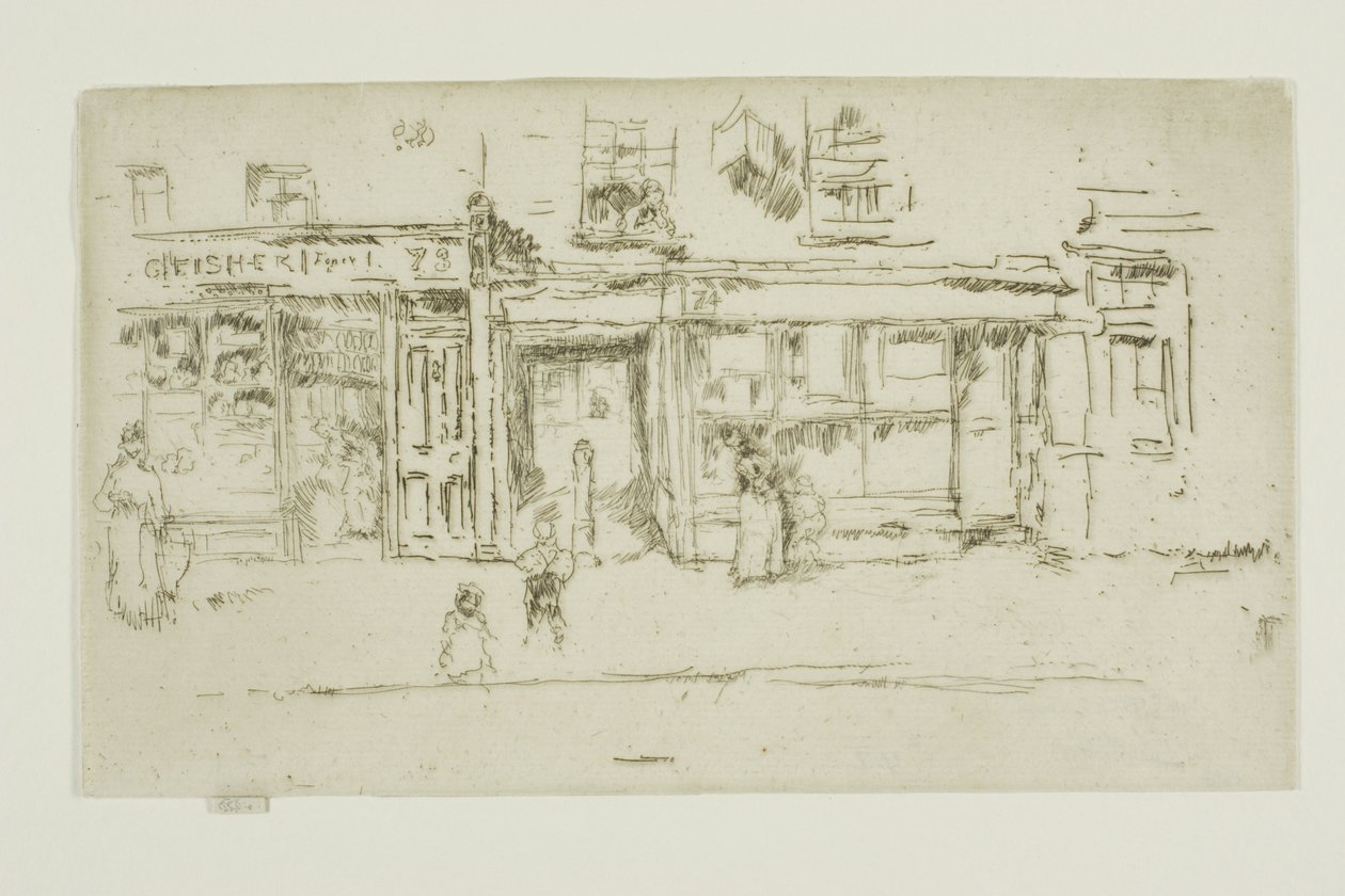 Rue York, Westminster - James Abbott McNeill Whistler