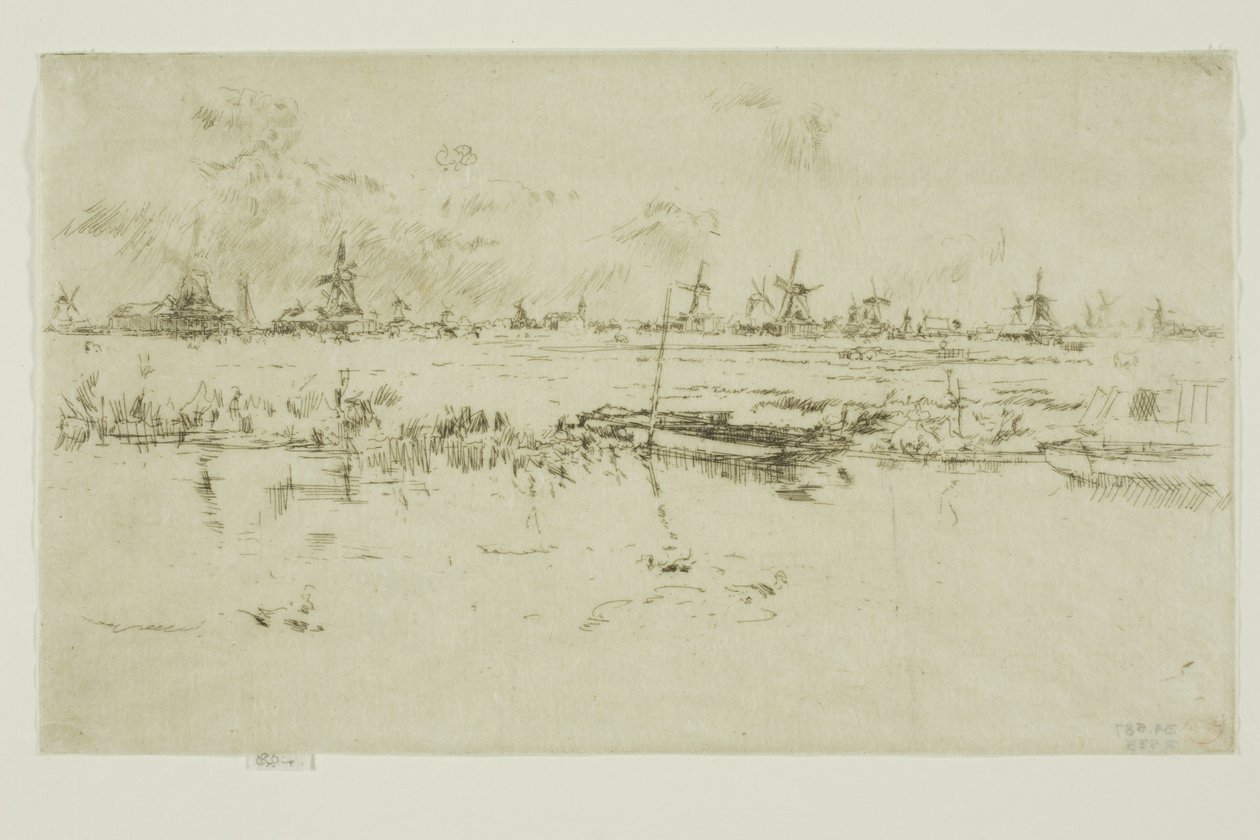 Zaandam - James Abbott McNeill Whistler