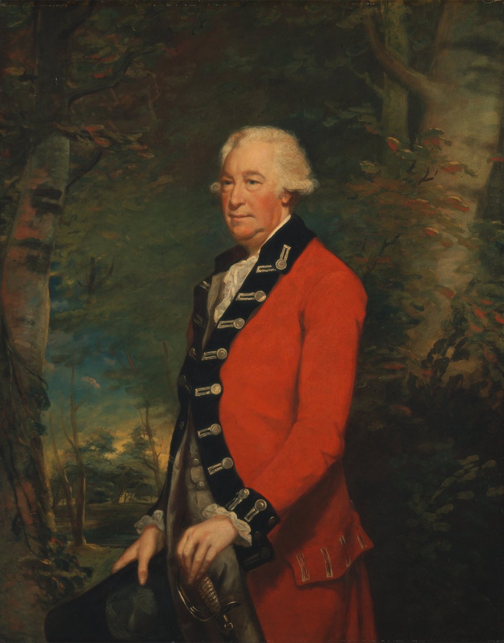 Sir Ralph Milbanke, Bt, en uniforme de la milice du Yorkshire (North Riding) - James Northcote