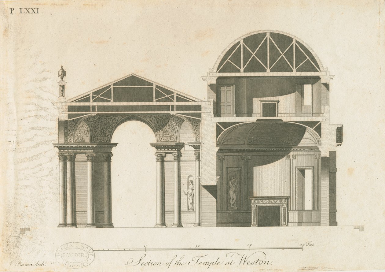 Weston-under-Lizard - Le Temple de Diane - James Paine