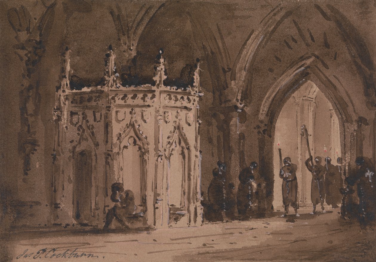 Procession dans une église - James Pattison Cockburn