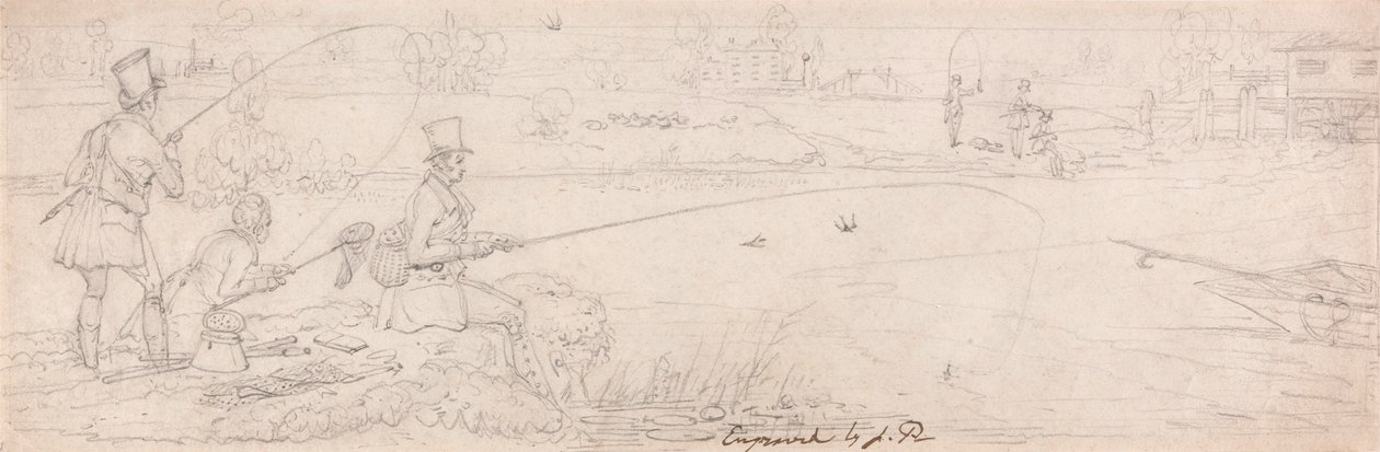 Pêche de fond près de Totten Mill - James Pollard