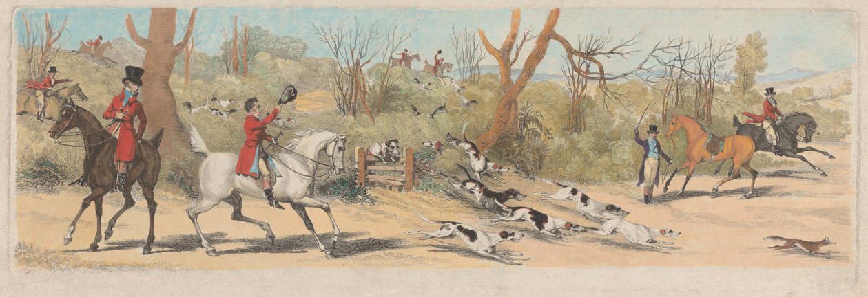 La chasse au renard [série de trois ou quatre] : 2. La découverte - James Pollard