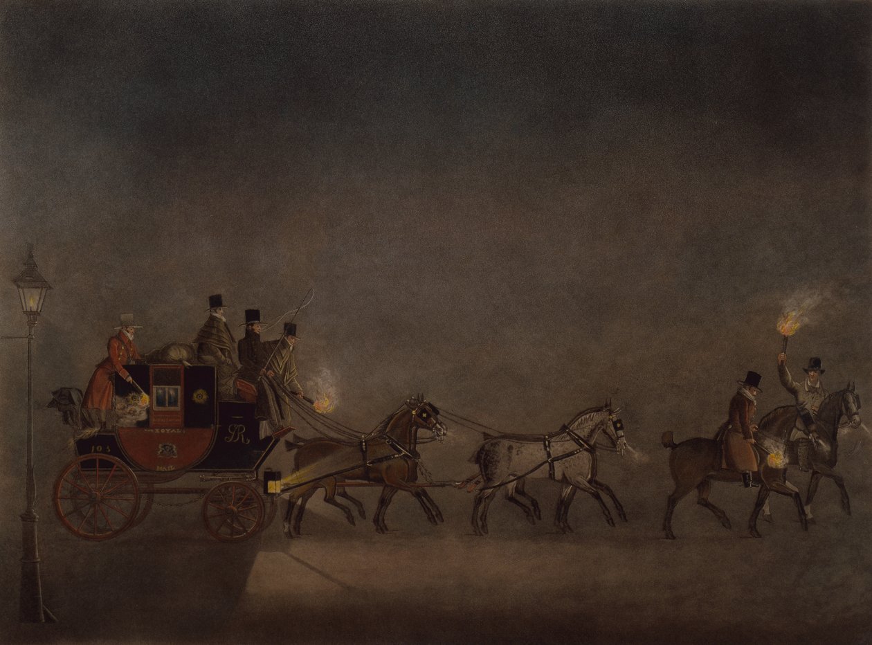 Diligence dans le brouillard - James Pollard