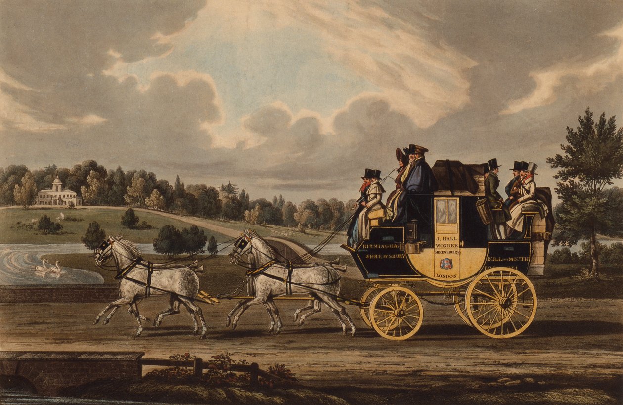 Le carrosse de scène de Birmingham Wonder - James Pollard