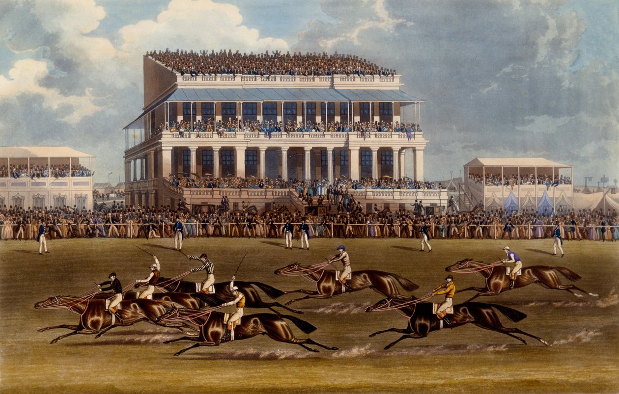 La grande tribune aux courses d