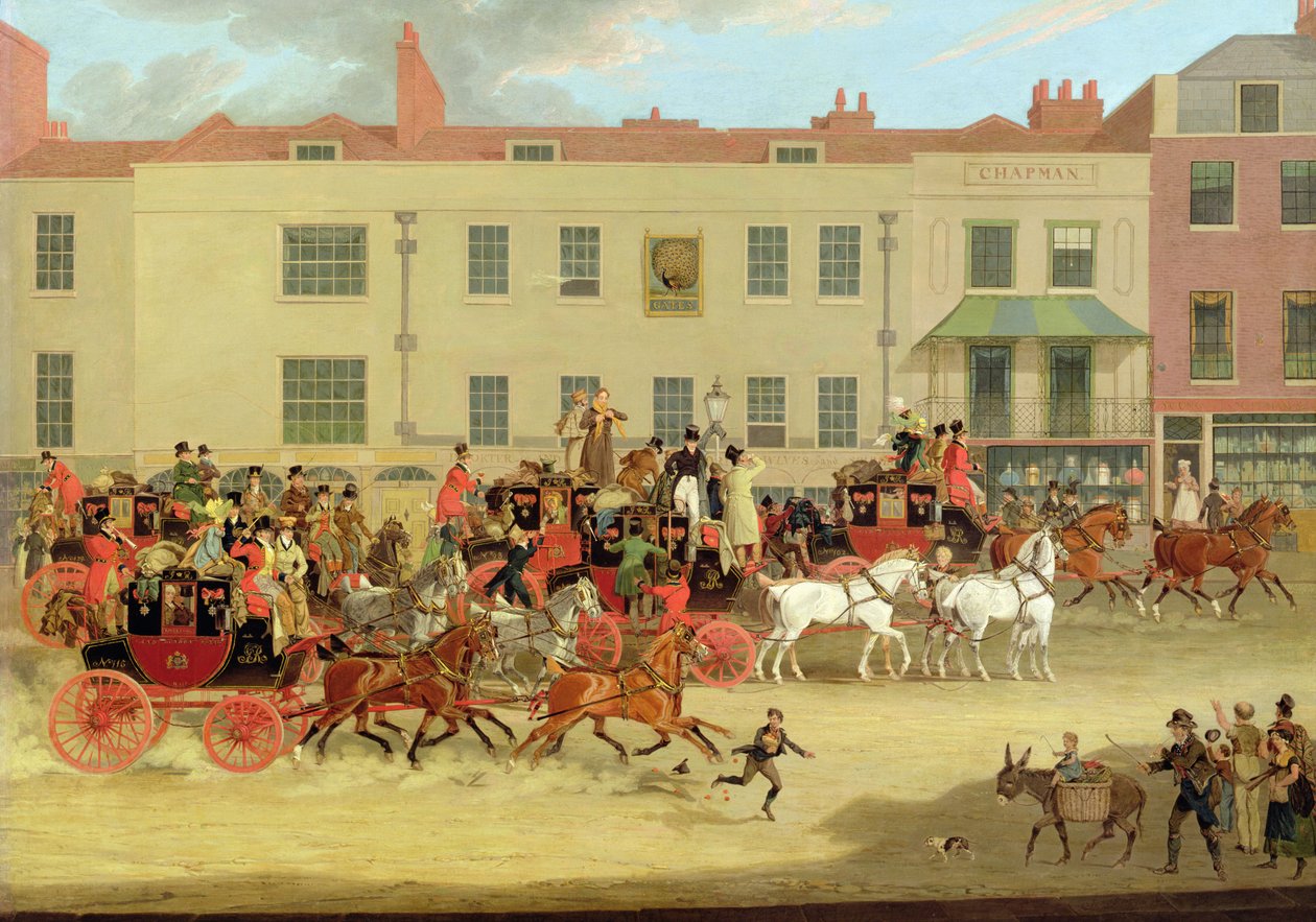 Les courriers du Nord au Peacock, Islington - James Pollard